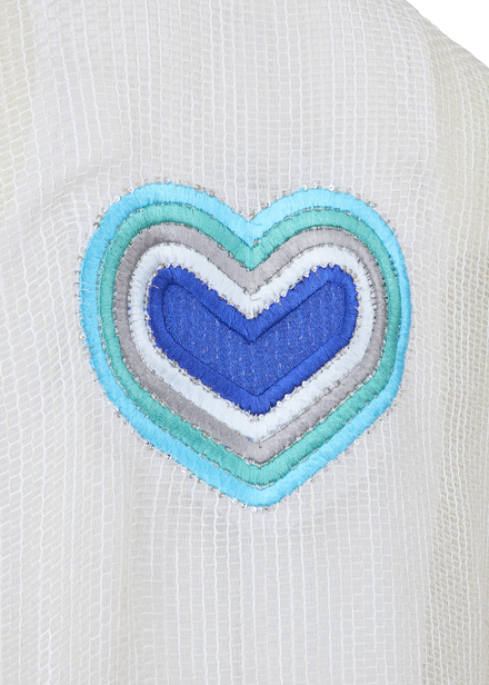 Kimono Shabak Heart Blue