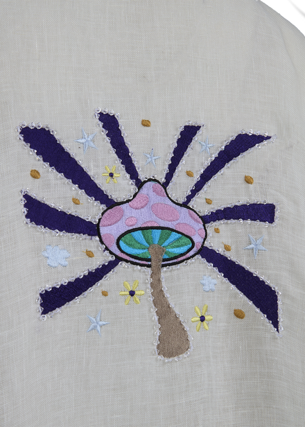 Kimono Linen Mushroom
