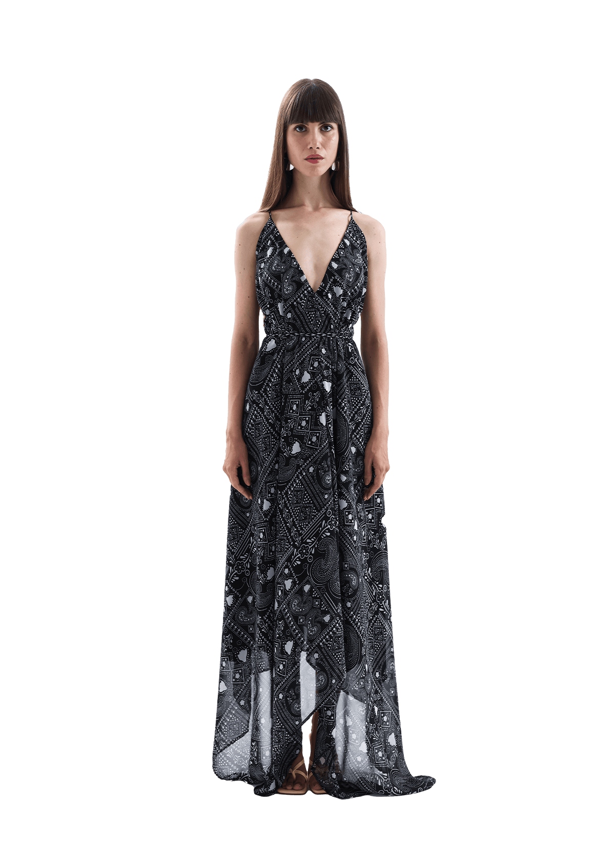Lilia Silk Dress Black