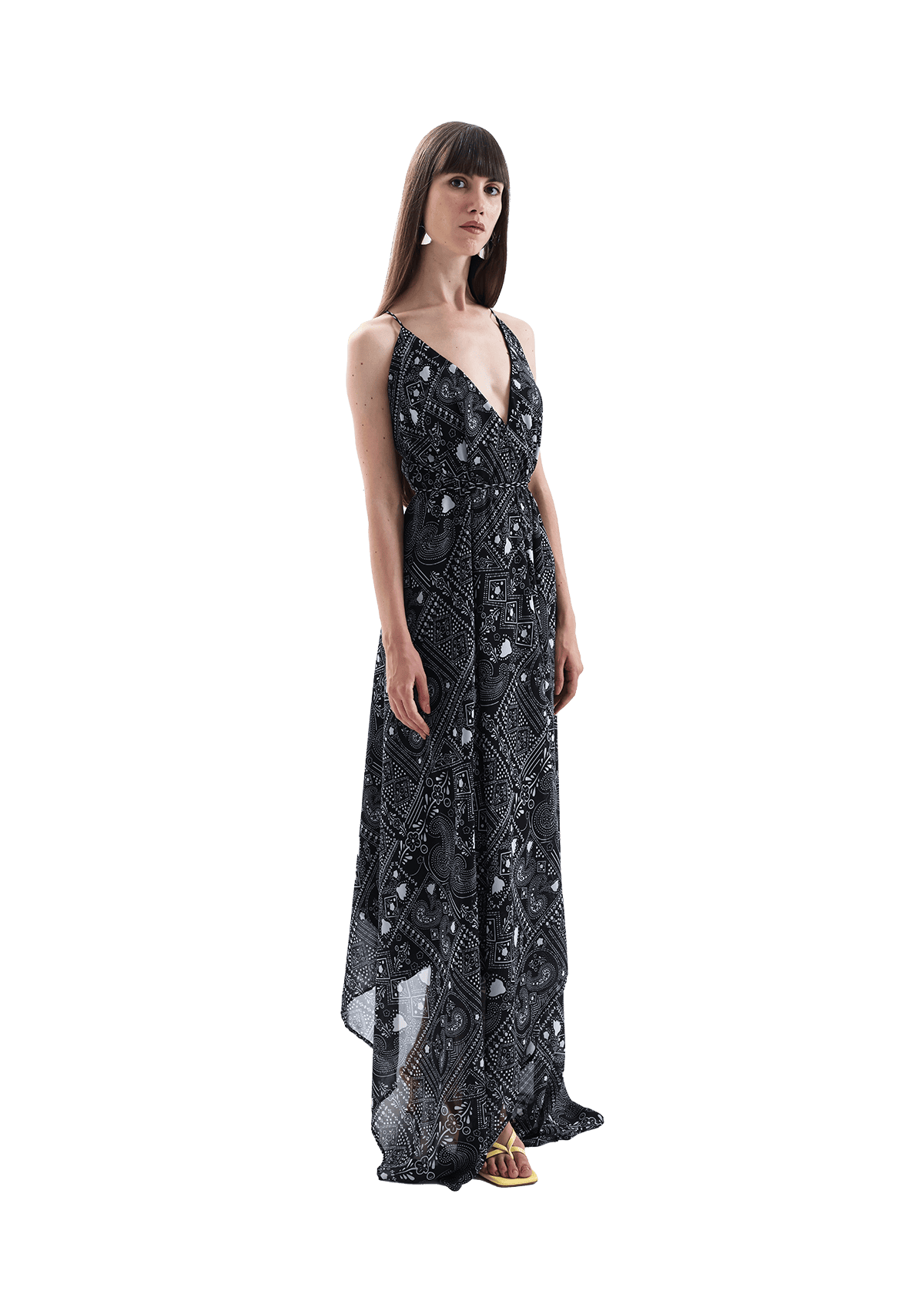Lilia Silk Dress Black